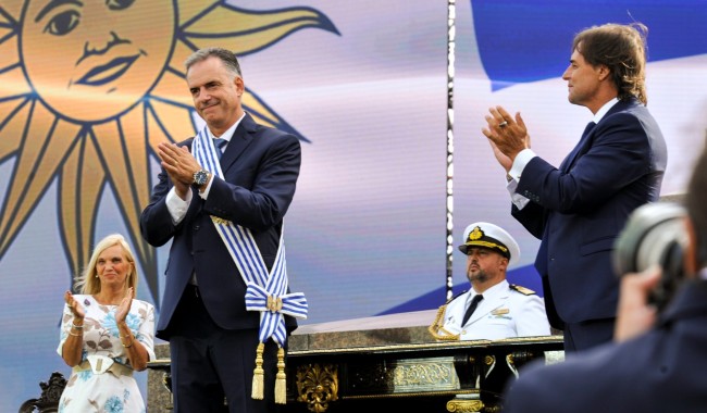 Yamandú Orsi fue investido presidente de la República