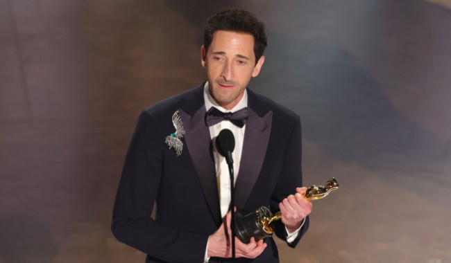 Adrien Brody se convierte en poseedor del récord mundial con el discurso de aceptación más largo en la historia de los Oscar