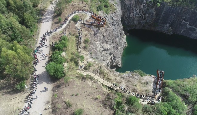 Nuevo mirador de Nueva Carrara superó ampliamente las expectativas de las autoridades y visitantes