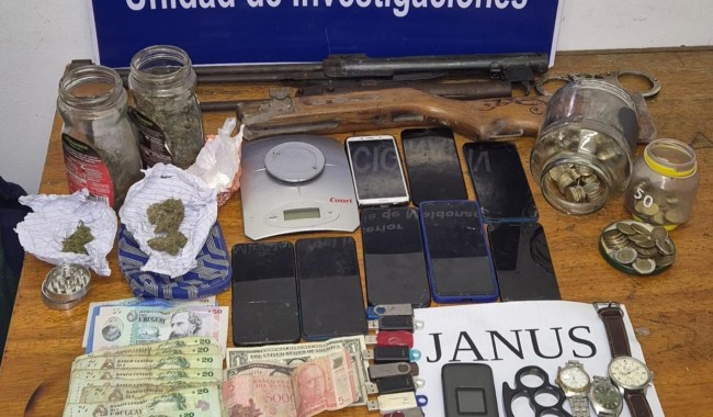 Operación Janus permite detener a varias personas vinculadas a hurtos y temas de droga