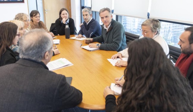 Presidente Orsi recibió a representantes de Federación Uruguaya de Magisterio