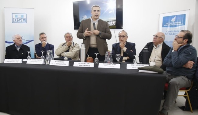 Maldonado inicia "la mayor inversión de su historia" en materia de saneamiento y agua potable