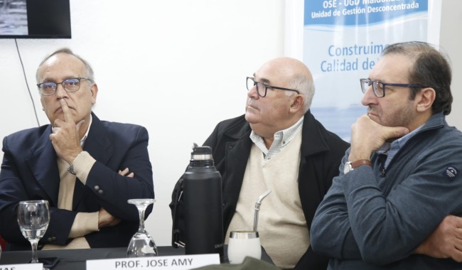Abella impulsará la ampliación del fideicomiso de saneamiento "para continuar con las obras que necesita Maldonado"