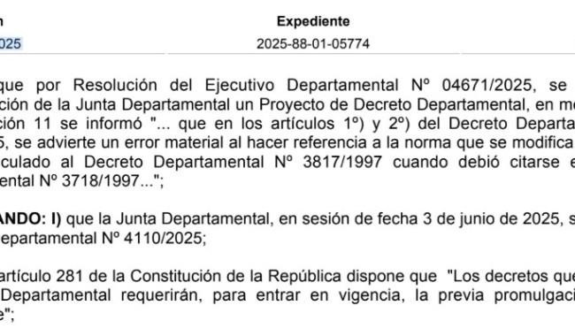 Resolución IDM 05325/2025: promulga Decreto 4110/2025