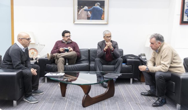 Presidente Yamandú Orsi recibió a delegación del PIT–CNT