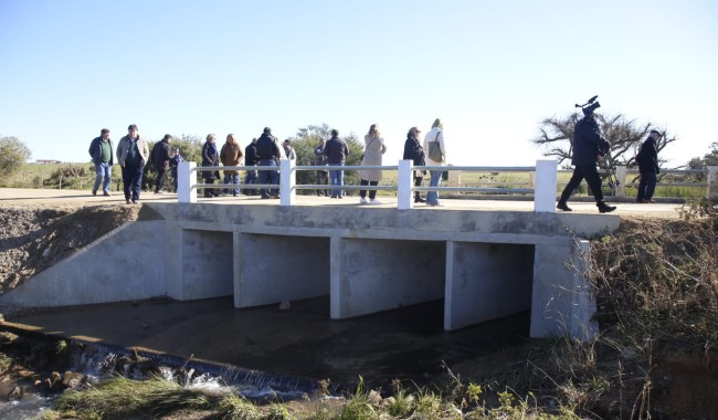 Antía inauguró alcantarillas en zonas rurales con una inversión de más de medio millón de dólares