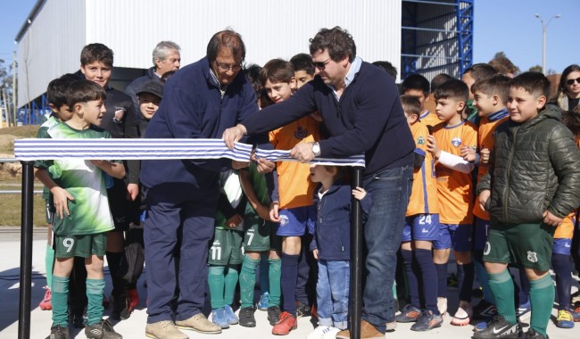 Antía inauguró obras en La Capuera en el marco de un proyecto integral de 7 millones de dólares