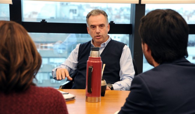 Presidente Orsi recibió a representantes de partidos políticos por Diálogo Social
