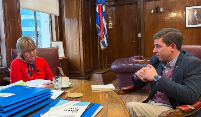 Diputado Garlo se reunió con ministra Lustemberg por salud pública de Maldonado