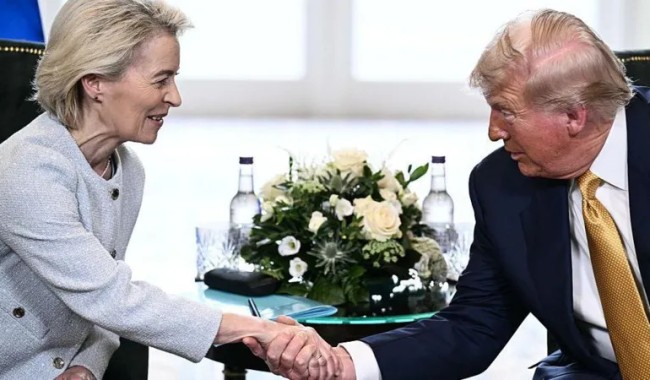 Trump anuncia que EE.UU. y la UE acordaron un marco para alcanzar un acuerdo comercial