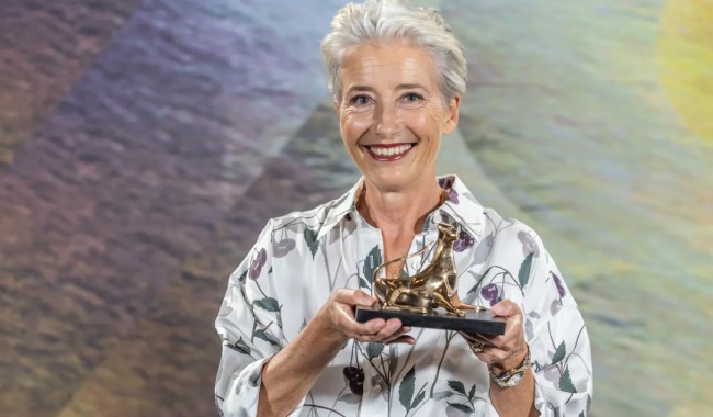Emma Thompson sobre la llamada de “acecho” de Donald Trump y por qué “Harry Potter no es realmente una parte importante de mi esfuerzo creativo”