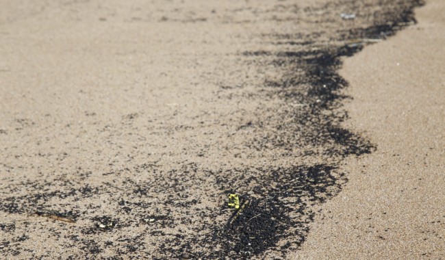 Preocupan restos de hidrocarburos que aparecieron en más playas este domingo