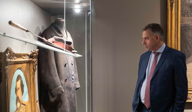 Presidente Orsi recorrió Museo de la Casa de Gobierno