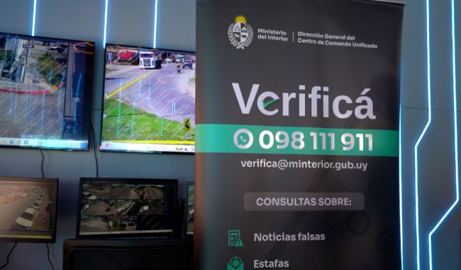 Ministerio del Interior lanzó “Verificá”, un servicio para detectar noticias falsas y prevenir estafas