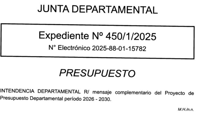 Abella envió mensaje complementario a la Junta: contempla a personas en situación de discapacidad y sienta bases para Presupuesto Participativo
