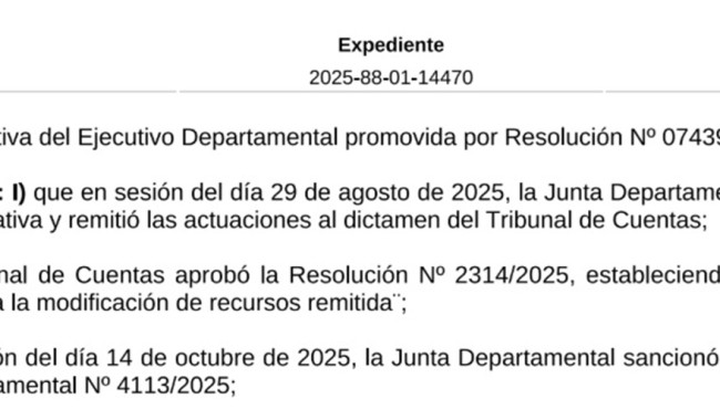 Resolución IDM 09432/2025: promulgación de decreto tributario
