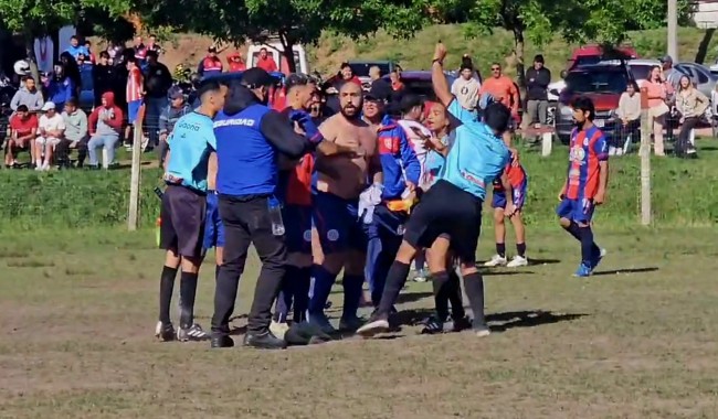 Federico Martinez, Alexis Ferreira, Silvana Garcia Noroya, Ana Roses, Sebastian Serron Bon, futbol, agresion, lesiones personales