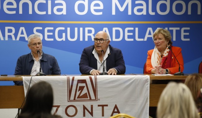 Abella llamó a trabajar en conjunto por la salud mental durante la jornada organizada por Zonta Atlántico Sur