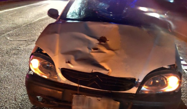 Adolescente fue embestido cuando intentó cruzar la ruta en La Capuera