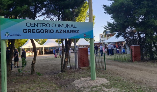 Abella inauguró Hogar Diurno y Centro Comunal de Gregorio Aznárez