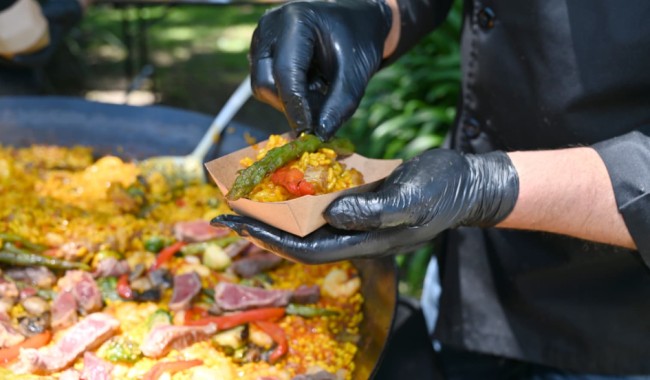 Presentaron la 26ª edición de la Fiesta de la Paella Gigante