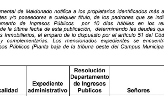 IDM: Resoluciones Inmobiliarias (ER201/26t)