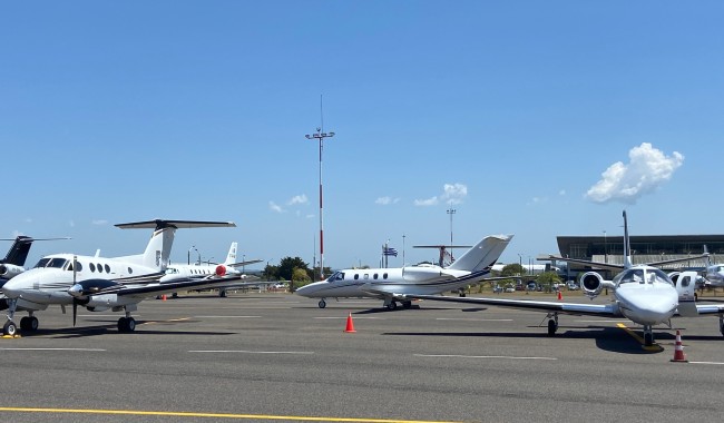 Día récord de aviación privada en el Aeropuerto de Punta del Este