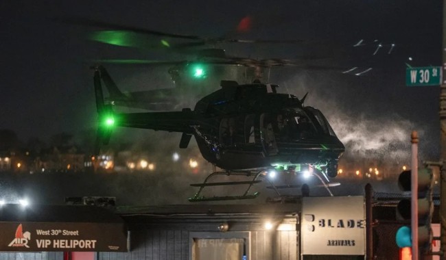 Maduro llegó en helicóptero a Nueva York, donde afrontará proceso judicial