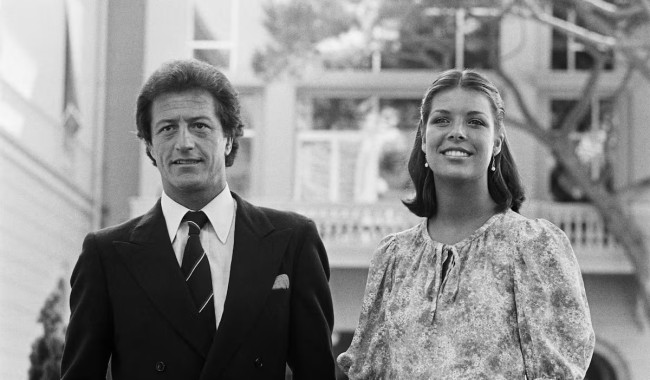 Murió Philippe Junot, primer marido de Carolina de Mónaco, a los 85 años