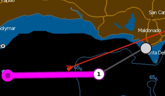 Prefectura halló ileso al argentino y activó el protocolo de abordaje forzado