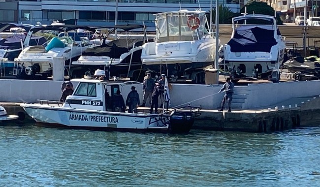 Tras el rescate en el mar, Prefectura inició pericias e indagatorias al tripulante de la moto de agua