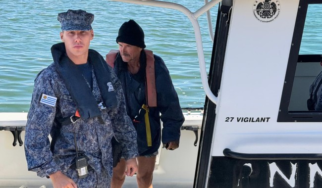 Prefectura cierra la investigación por el rescate del argentino en moto de agua: las pericias confirmaron su relato