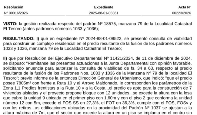 Resolución IDM 00916/2026: Permisos de Construcción