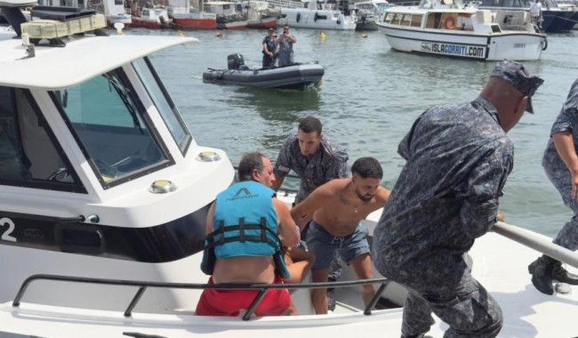 rescate, guardavidas, brigada de guardavidas, Isla Gorriti, Punta del Este, playa, temporada, verano, Gorriti