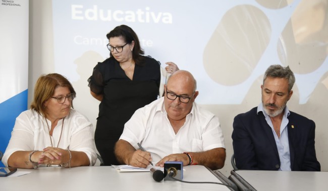 Pasantías, gestión y Guardia Ambiental: la hoja de ruta que Abella activó con UTU