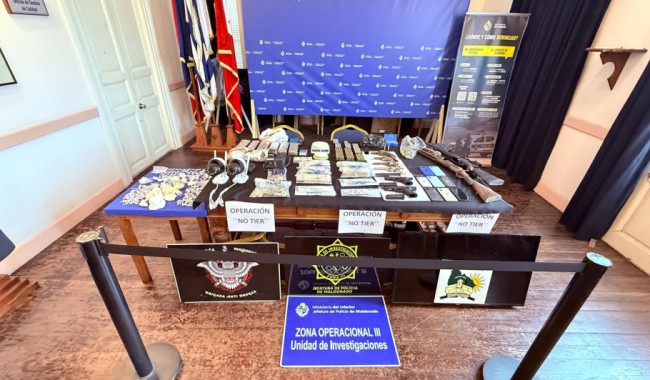 Operación No Tier en Maldonado: actuaciones culminan con múltiples judicializaciones