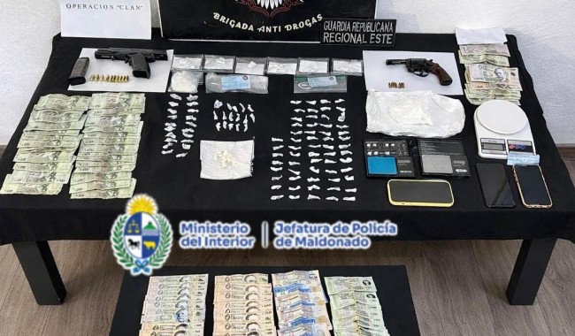 condenados, operacion clan, jefatura maldonado, policia maldonado, Rodrigo Andres Garcia Bustamante, Dean Isaac Marquez Mendez, estupefacientes, drogas