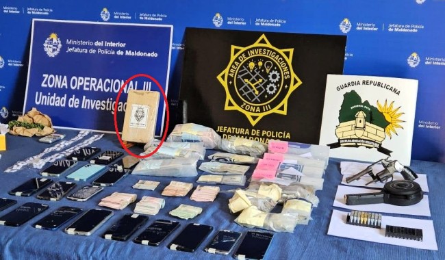 jefatura maldonado, policia Maldonado, Victor Trezza, operacion No Tier 2, San Carlos, Sebastian Marset, drogas, operativo