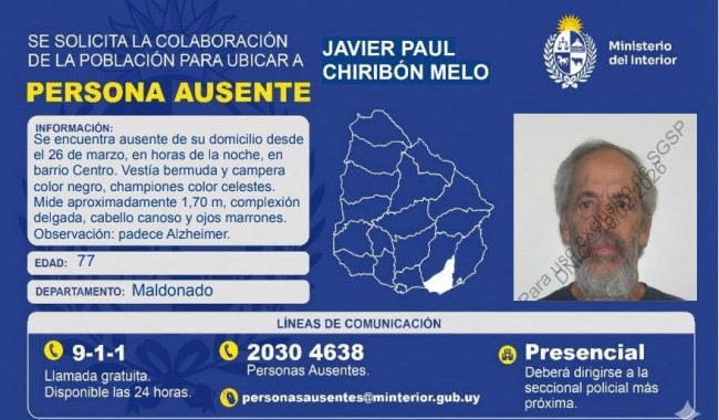 Seis días desaparecido: Javier Paul Chiribón apareció con vida en la Mansa tras una búsqueda contrarreloj