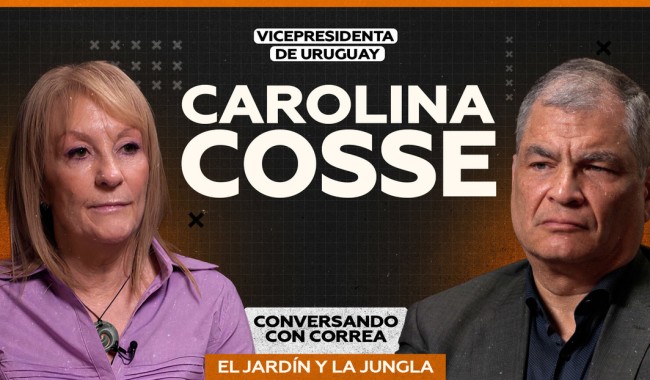 Cosse rechaza “alineamientos automáticos” en entrevista con Correa, condenado por corrupción