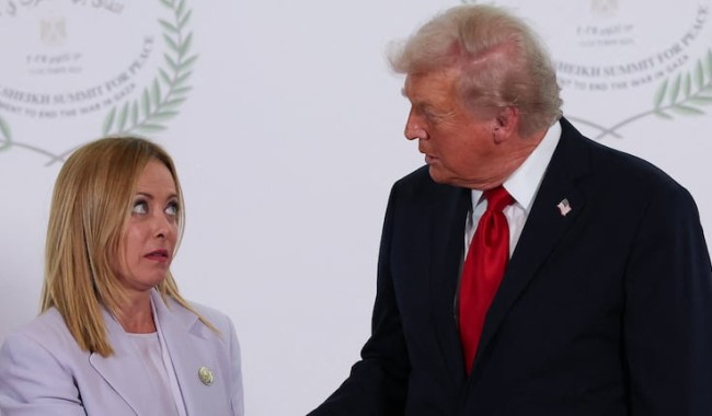 Meloni, Israel, acuerdo, suspensión, Trump, crítica