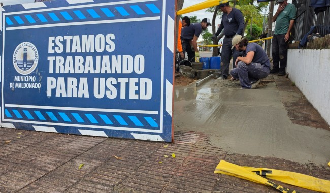 Maldonado, veredas, Municipio de Maldonado, obras, mantenimiento urbano, espacio público, reclamos vecinales, accesibilidad