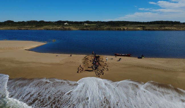 Laguna Garzón: reabren manualmente la barra tras más de una década