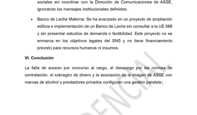Cese en el Hemocentro: informe atribuido a ASSE señala “gestión paralela” e irregularidades