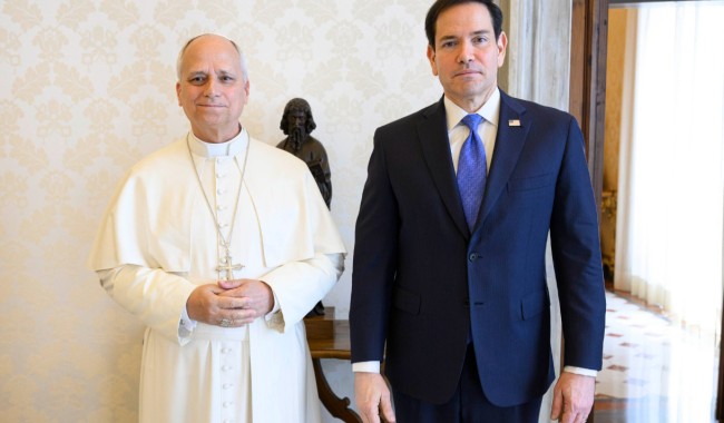 Marco Rubio visita el Vaticano tras las tensiones entre Trump y León XIV