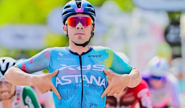 Thomas Silva tomó la malla rosa y puso a Uruguay otra vez en la historia del Giro de Italia