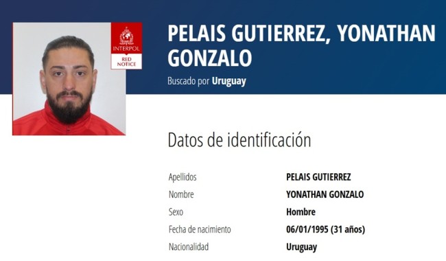 Condenaron a 9 años por homicidio en Maldonado a uruguayo incluido en lista roja de Interpol
