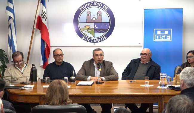 San Carlos se convierte en el principal frente de inversión sanitaria de Maldonado con obras por unos US$ 30 millones