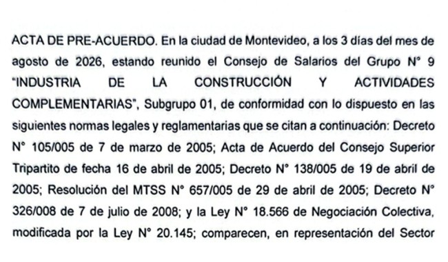 El preacuerdo del SUNCA: las cláusulas que fijan las 40 horas, los salarios y los cambios que regirán hasta 2031