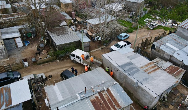 Familia evacuada durante el ciclón ya está en su nueva casa: se concretó el realojo adelantado tras el temporal